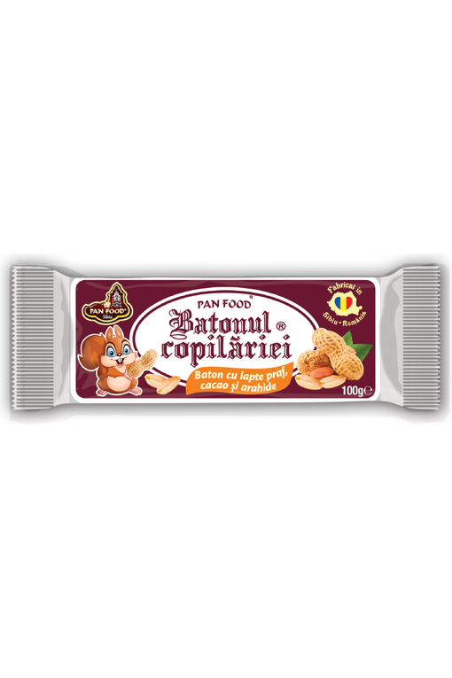 Childhood Bar - BATONUL Copilariei cu ARAHIDE - Pan Food - PEANUTS