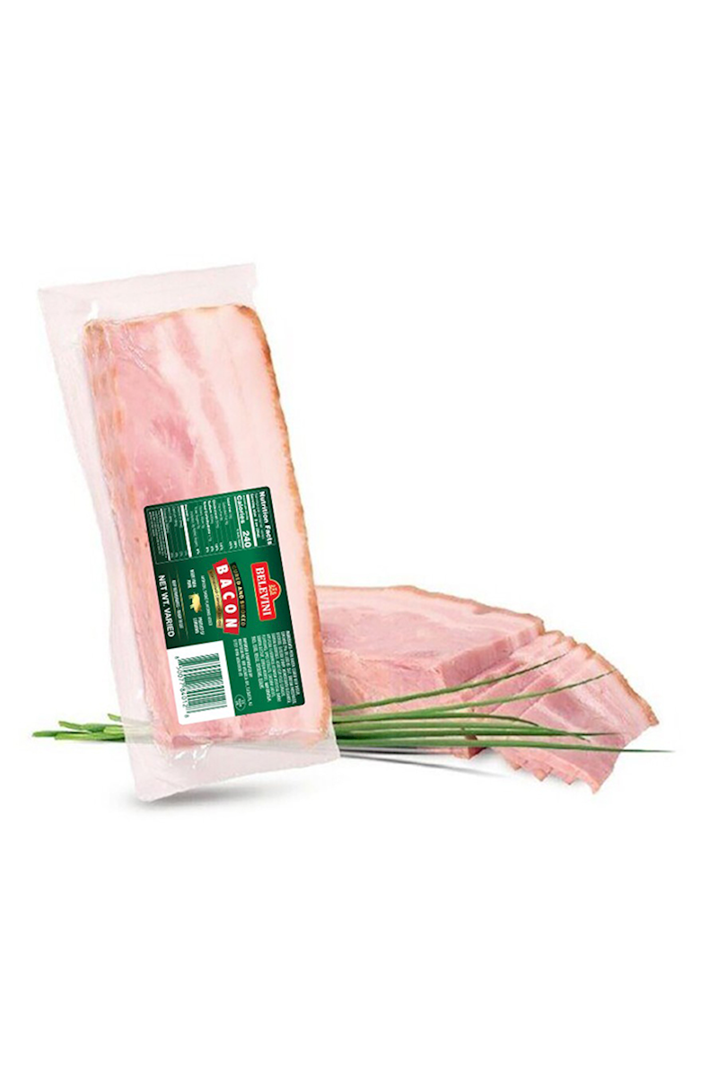 BELEVINI Cured & Smoked Pork BACON - 1lb