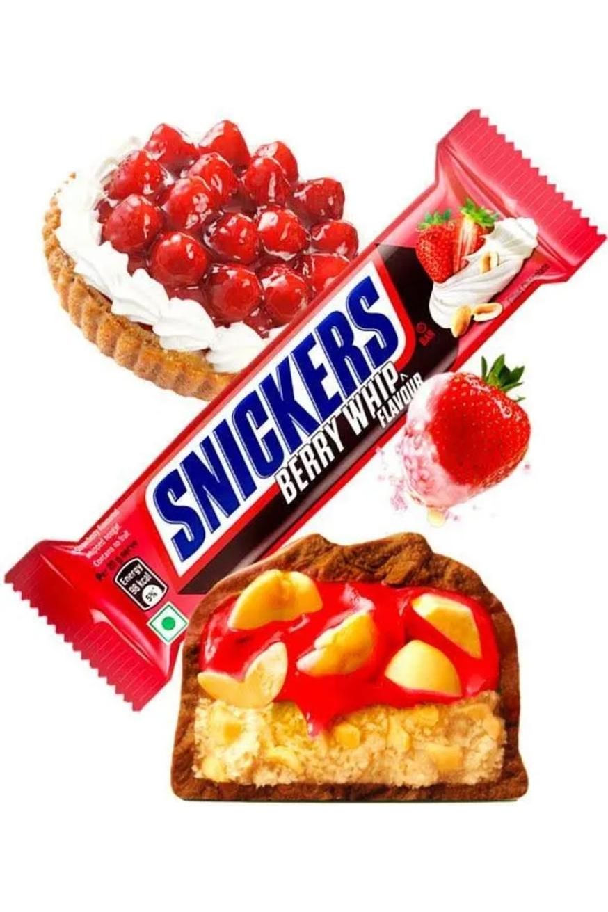 Snickers BERRY WHIP Flavor Single Bar - 40G