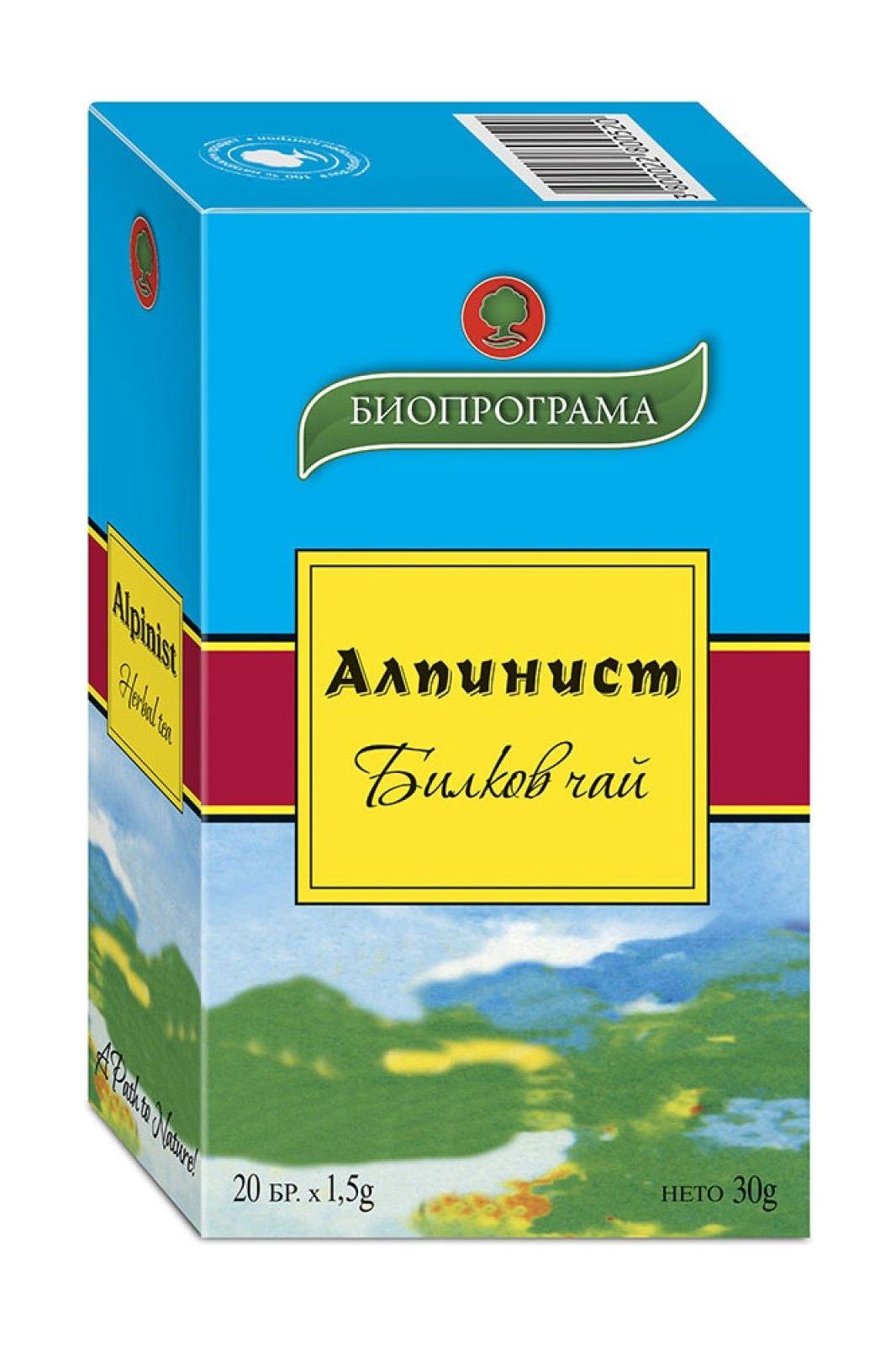 Bioprograma Bulgarian Tea - ALPINIST - "Mountain Climber" - Herbal Blend