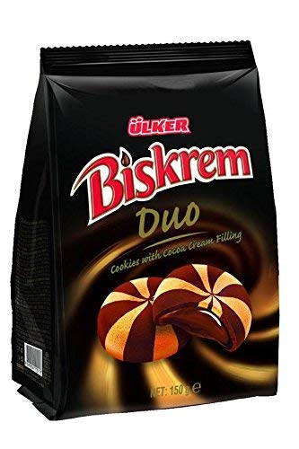 Biskrem Cookies DUO with Cocoa Cream Filling - 150g
