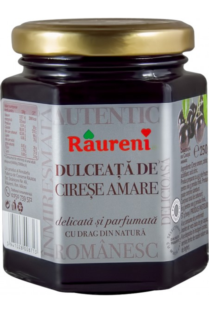 NEW! Black Cherry Confiture Raureni - 270g