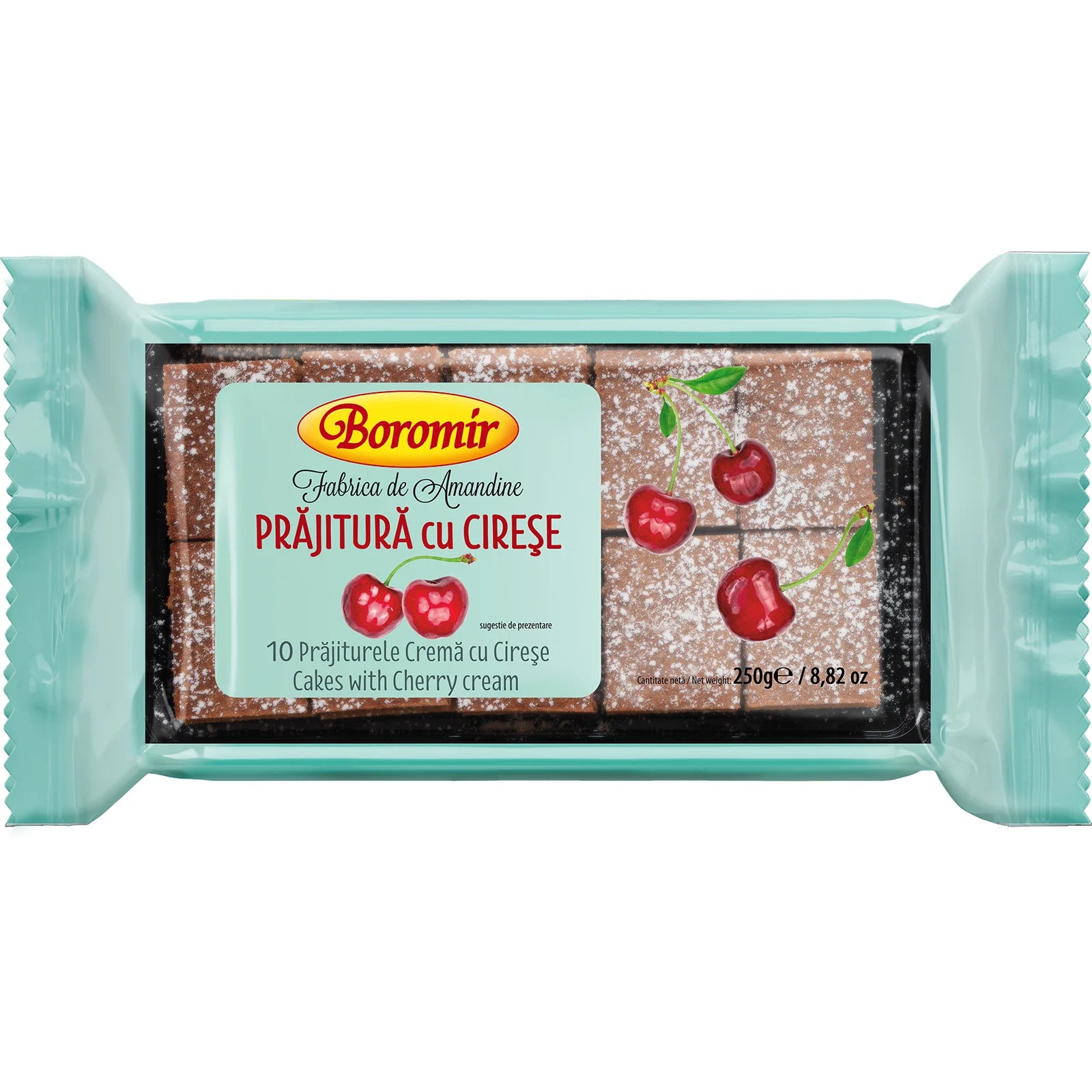 Boromir Cake Bars with CHERRIES - 250g - Prăjitura cu cireșe