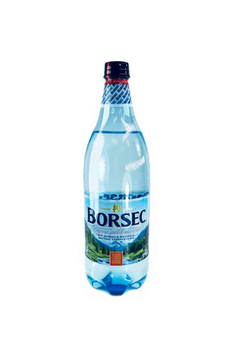 Naturally Carbonated Mineral Water - BORSEC - 1 L