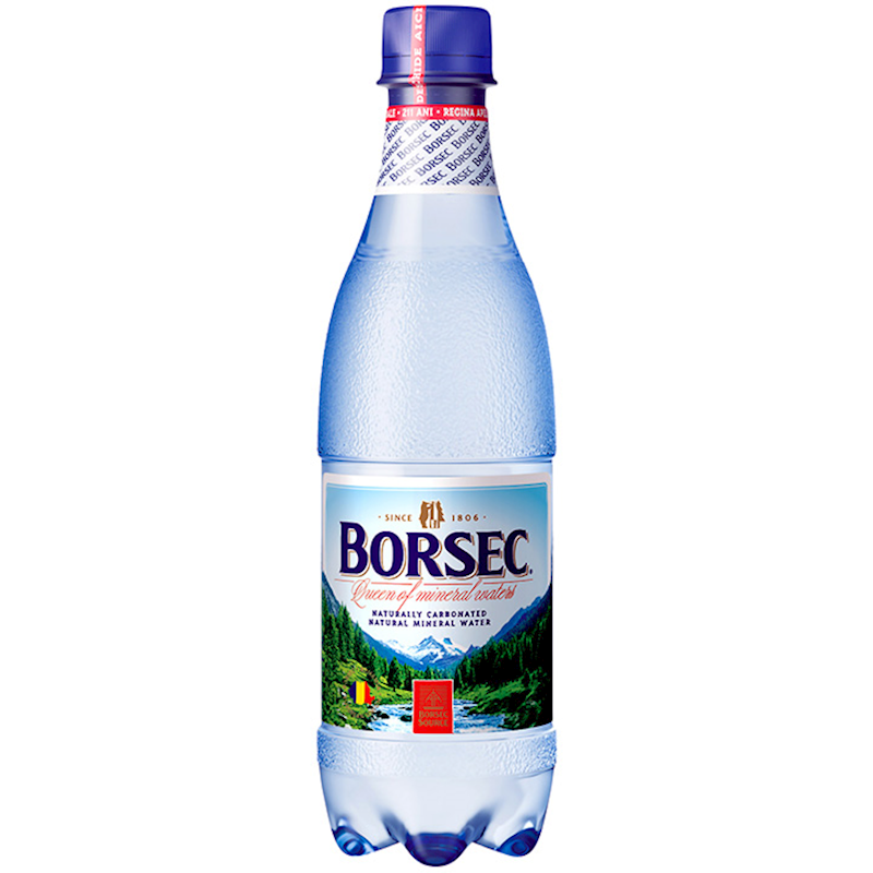 Naturally Carbonated Mineral Water - BORSEC - 0.5L