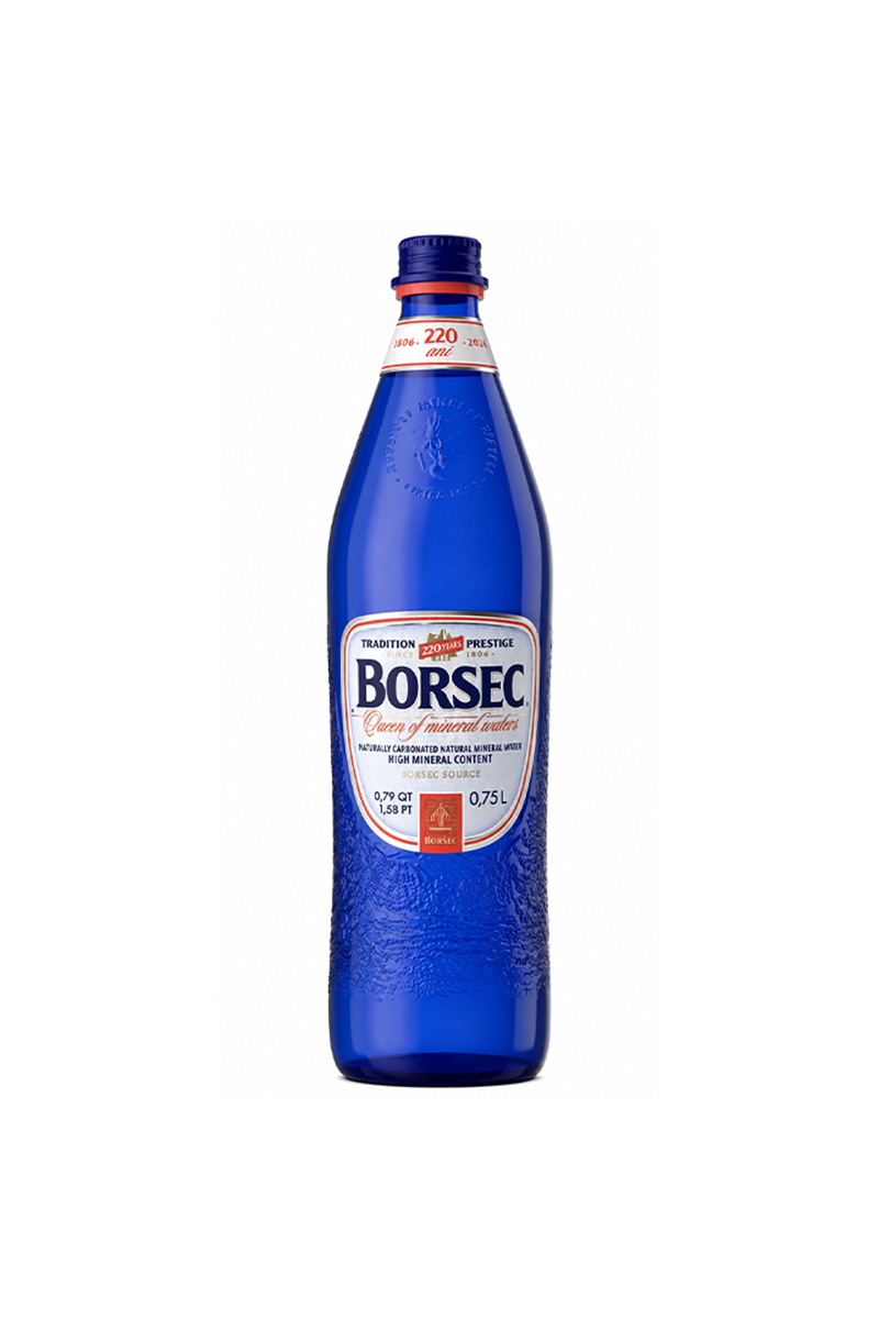 Naturally Carbonated Mineral Water - BORSEC - GLASS BOTTLE - 0.75L *DOES NOT SHIP*