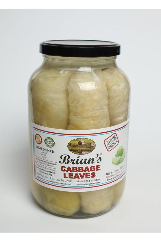 Brian’s European Natural Products - CABBAGE LEAVES - 1.7kg
