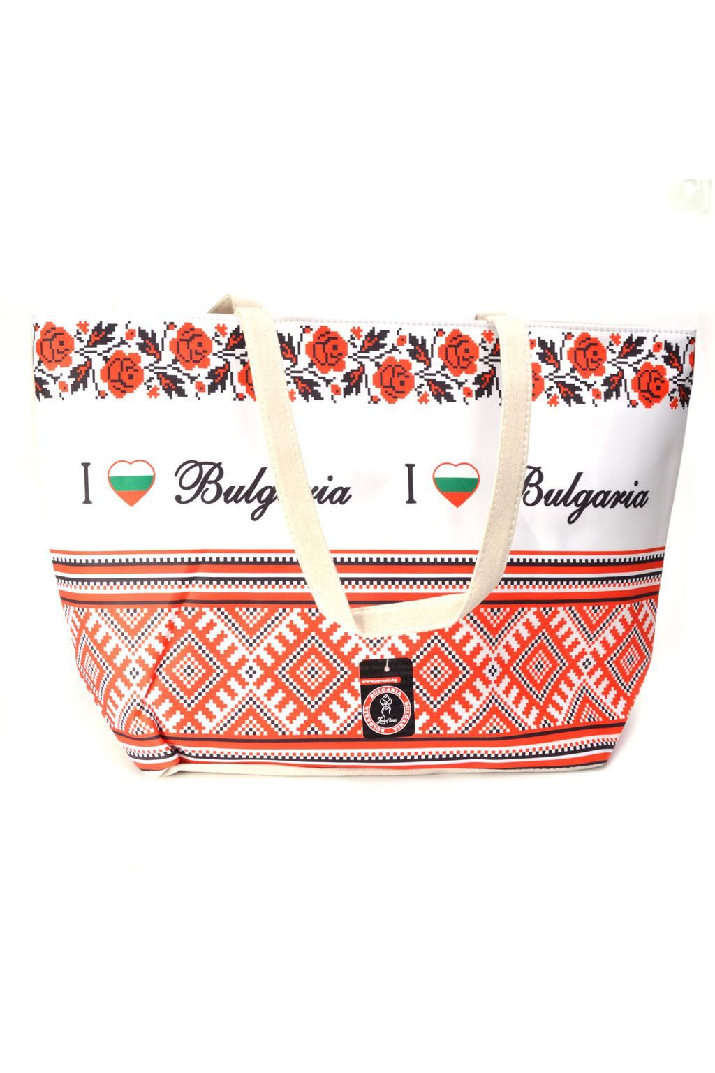 I Love Bulgaria Reusable Shopping Bag - Textile