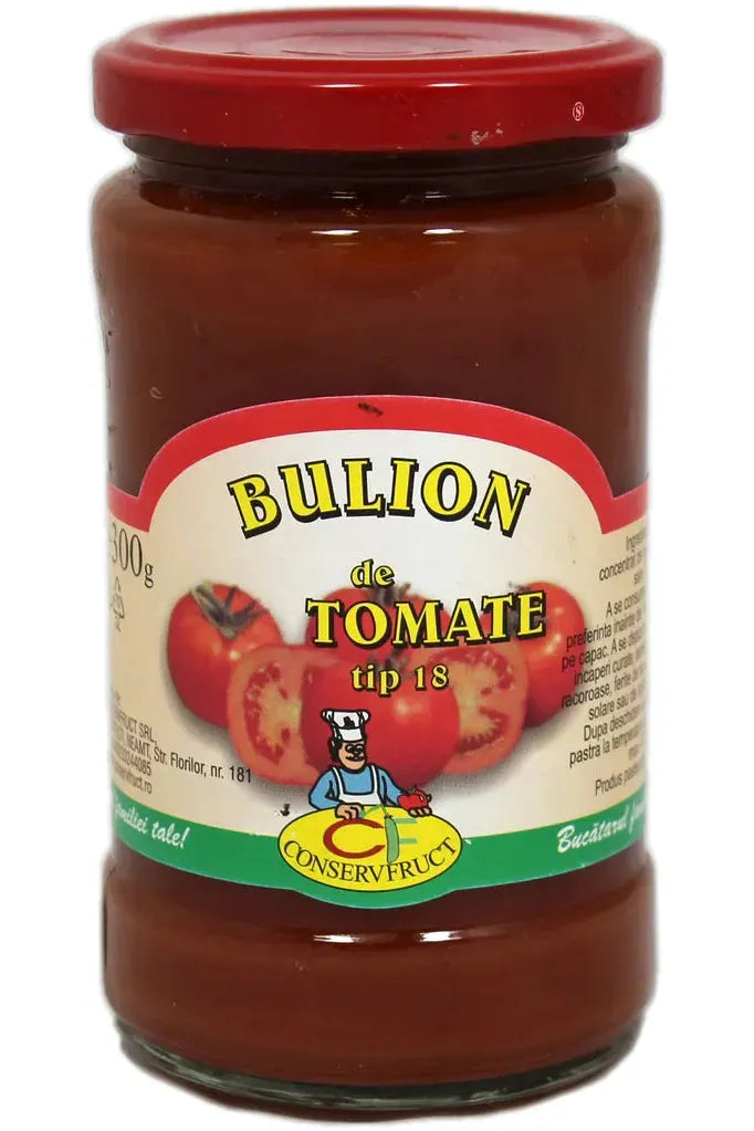 Tomato Puree - Bulion de Tomate - 18% - Conservfruct