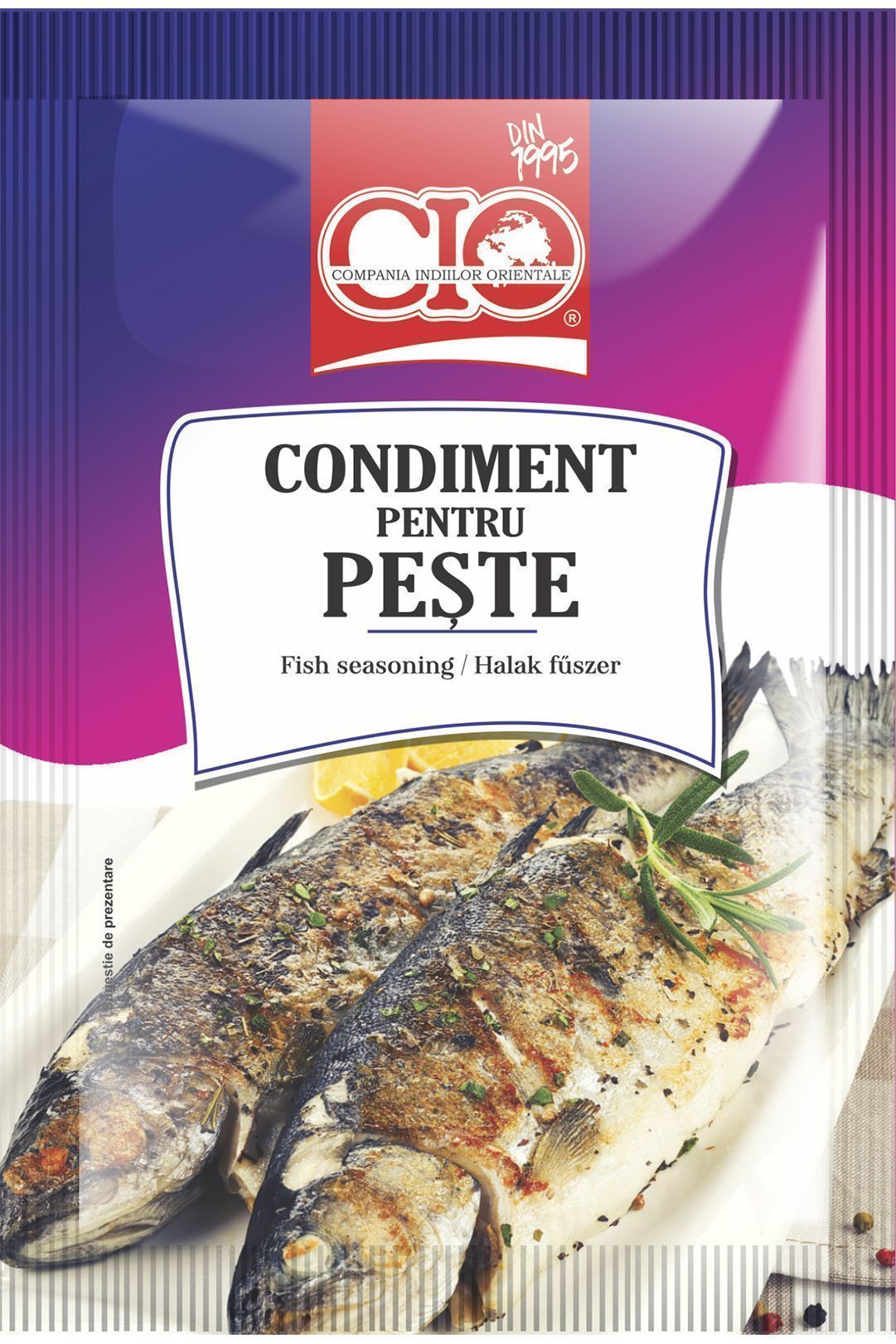CIO - FISH Seasoning - 20g - Condiment Pentru Pește