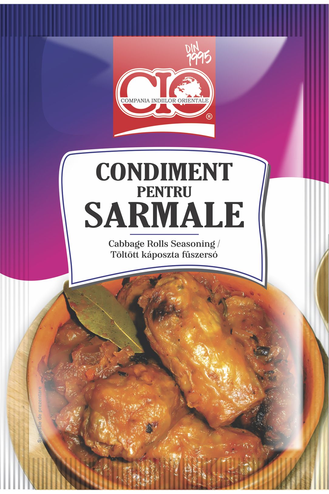 CIO - Cabbage Rolls Seasoning - Condiment Pentru SARMALE - 20g -Best by 1.31.2026