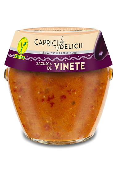 Capricii Si Delicii - Eggplant Zacusca - Zacusca de Vinete - 500g