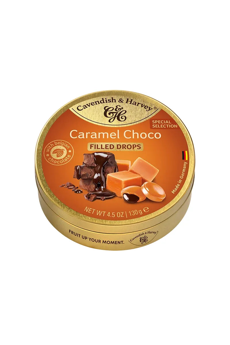 Cavendish & Harvey Caramel Drops Filled with BELGIAN chocolate - 130g