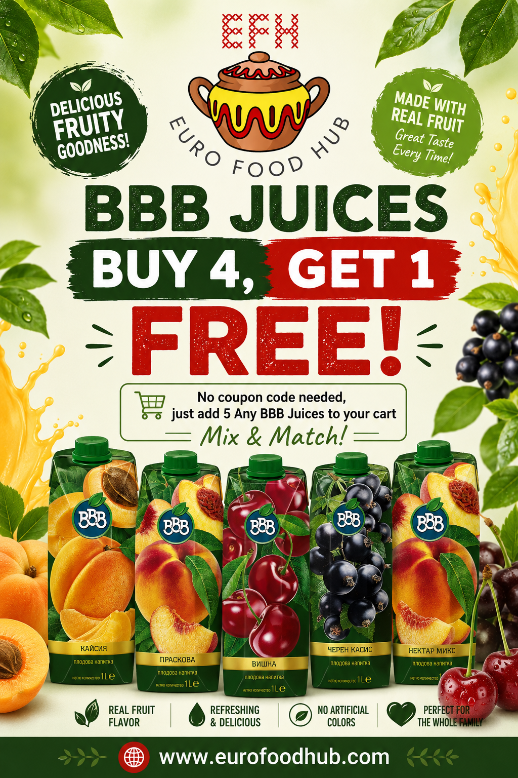Raspberry & Blackberry Juice - BBB