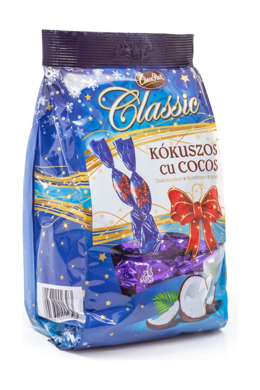 Classic Romanian Candies with Coconut - ChocoPack - 350g