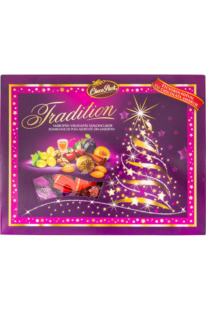 Candy Box - ChocoPack - TRADITION MARZIPAN with Dark Chocolate - 320g