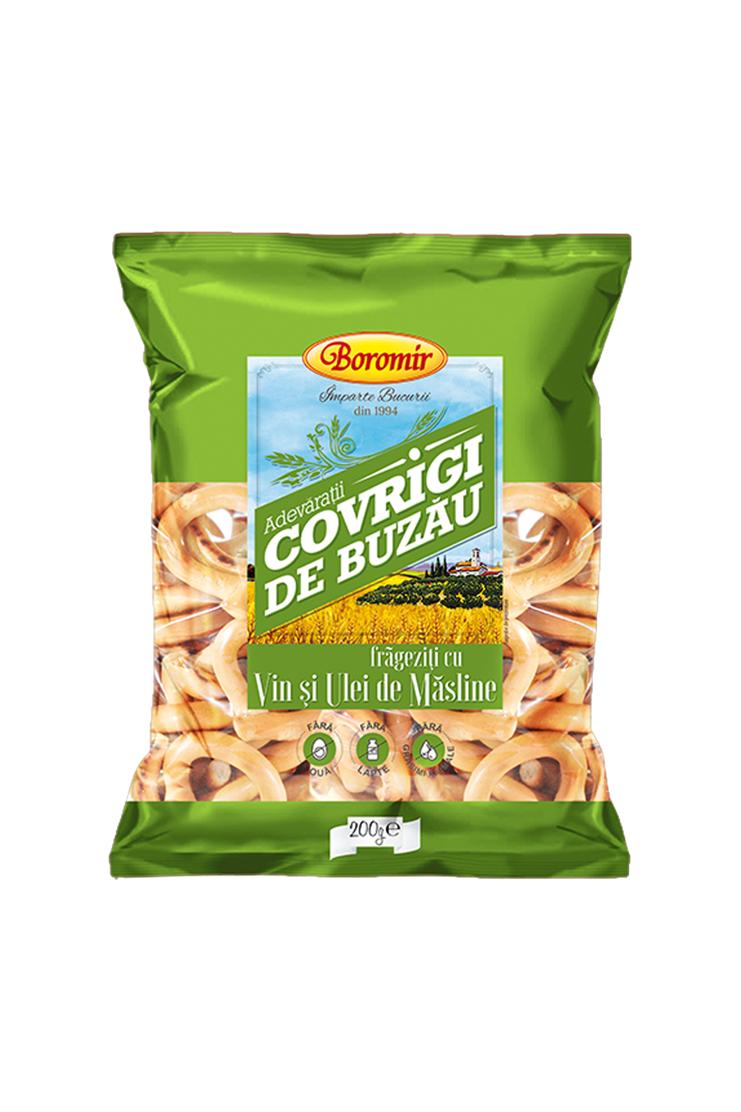 Boromir Salted Pretzels - Covrigi de Buzau - with Wine and Olive Oil - 200g