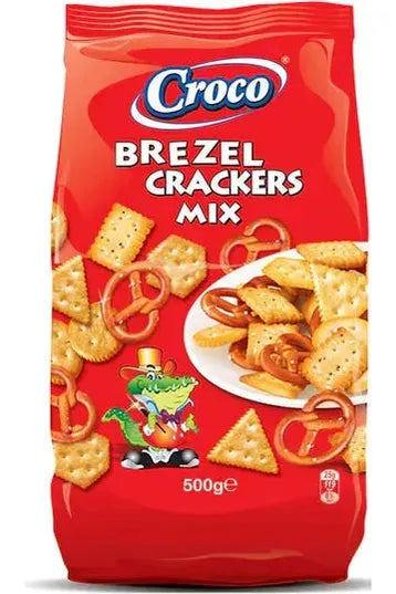 CROCO - BREZEL - Pretzels & Crackers MIX - 500g