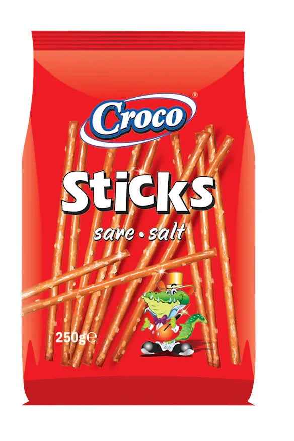 Salted Pretzel Sticks CROCO - 250g