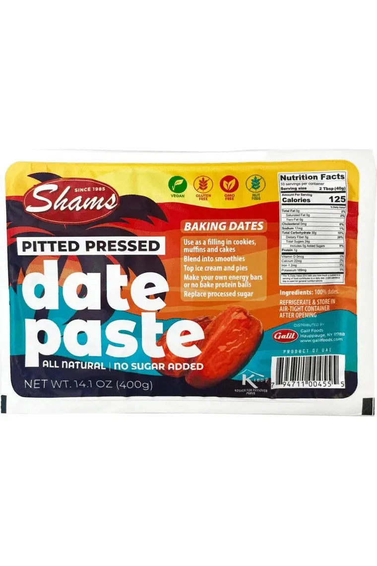 Shams - Pitted Pressed DATE PASTE - 400g