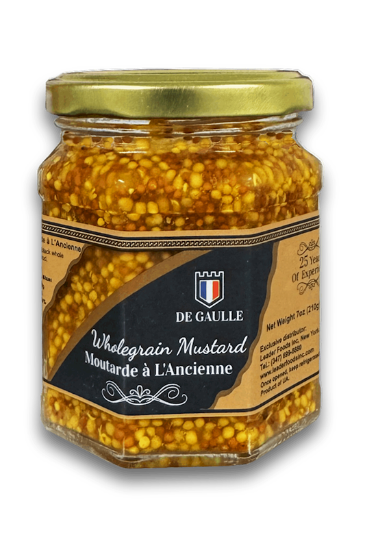 NEW! Whole Grain Mustard - DeGaulle - À'LANCIENNE - 210g