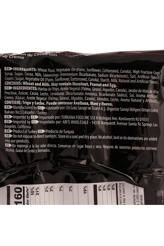ETi - MOLA - Cocoa Sandwich Cookies with Creme Filling - 4 pack - 364g