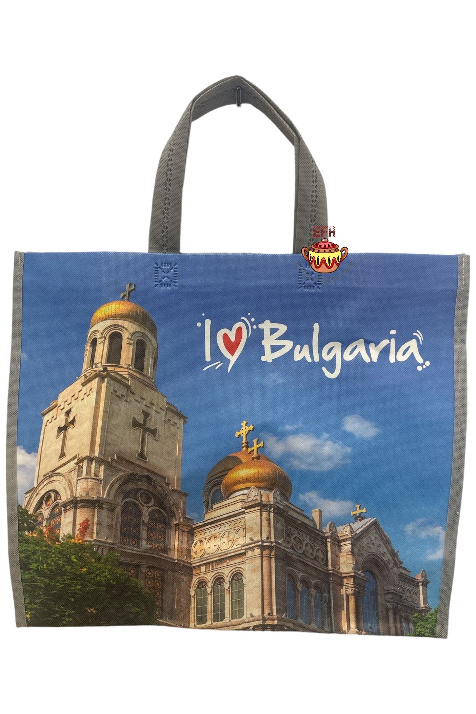 I Love Bulgaria Reusable Shopping Bag - Shipka Monument