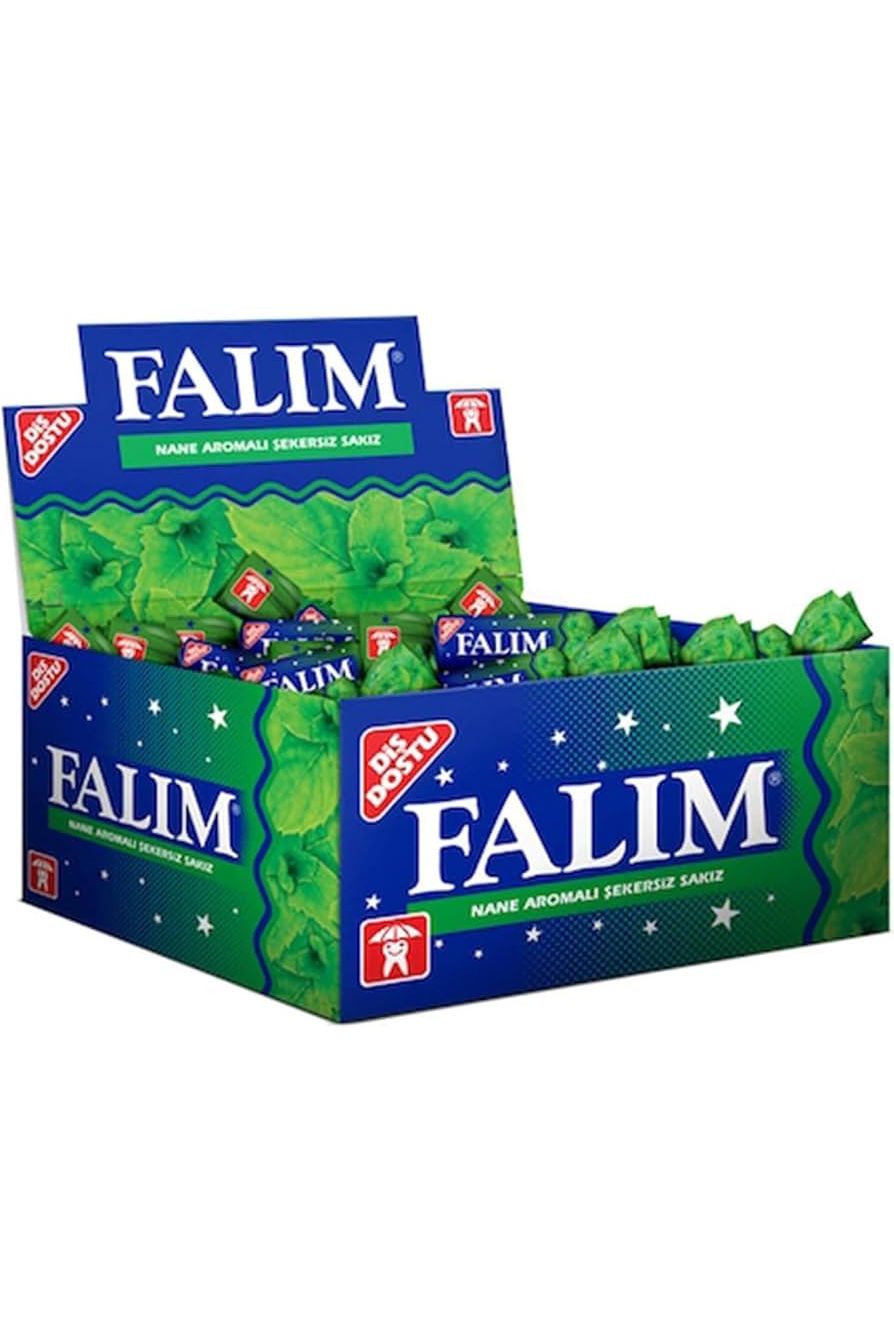 FALIM - Turkish Chewing Gum - MINT - Individually wrapped 100pc Box