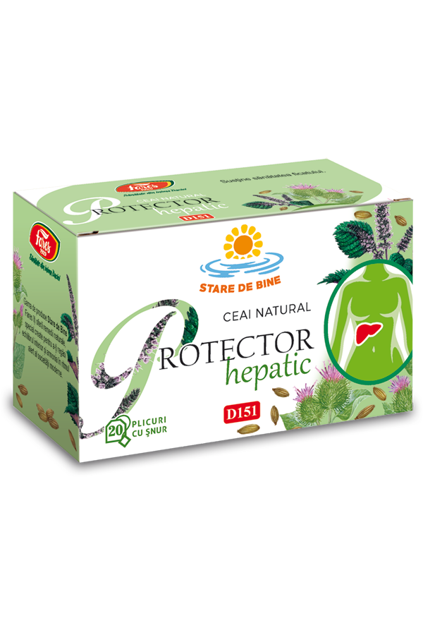 Liver Support Romanian Herbal Tea - Fares - Protector hepatic