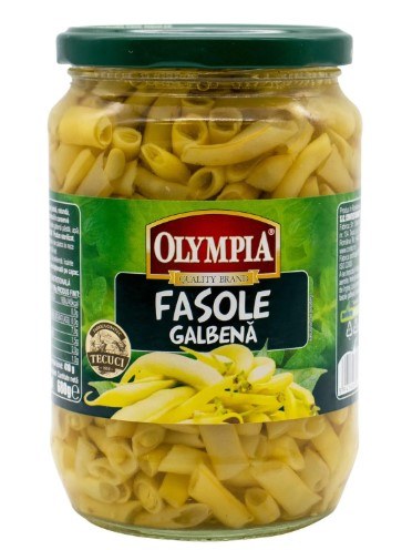 Olympia - Yellow Wax Beans in Brine - Fasole Galbena - 720g