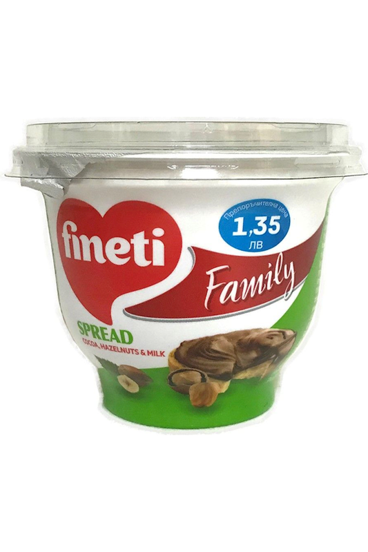 New! FINETI - HAZELNUT CREAM SPREAD - 190g
