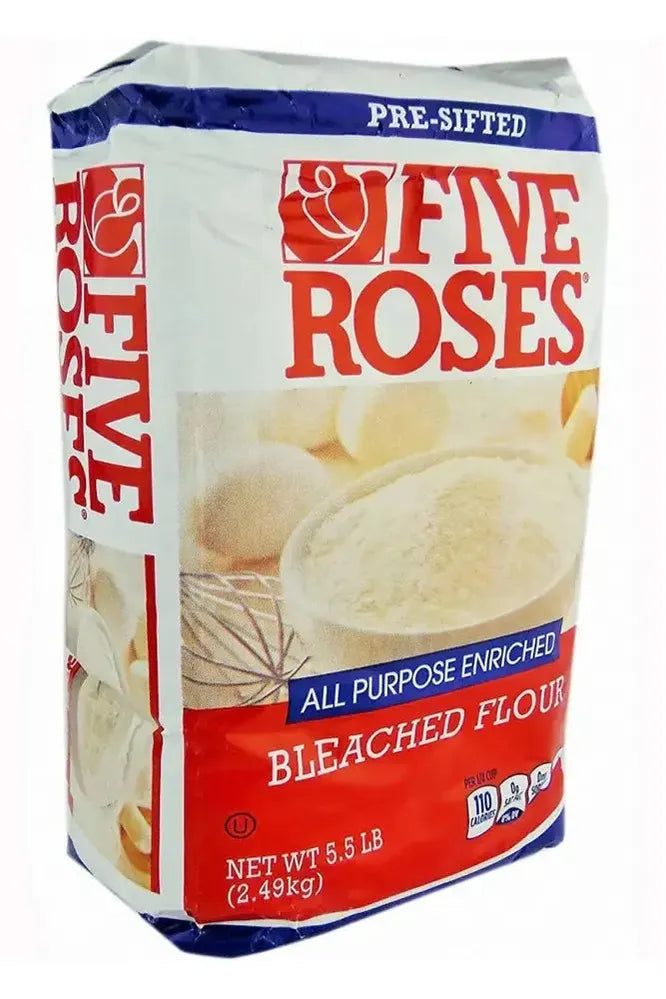 FIVE ROSES Pre-Sifted All Purpose Bleached Flour - 5.5 lbs