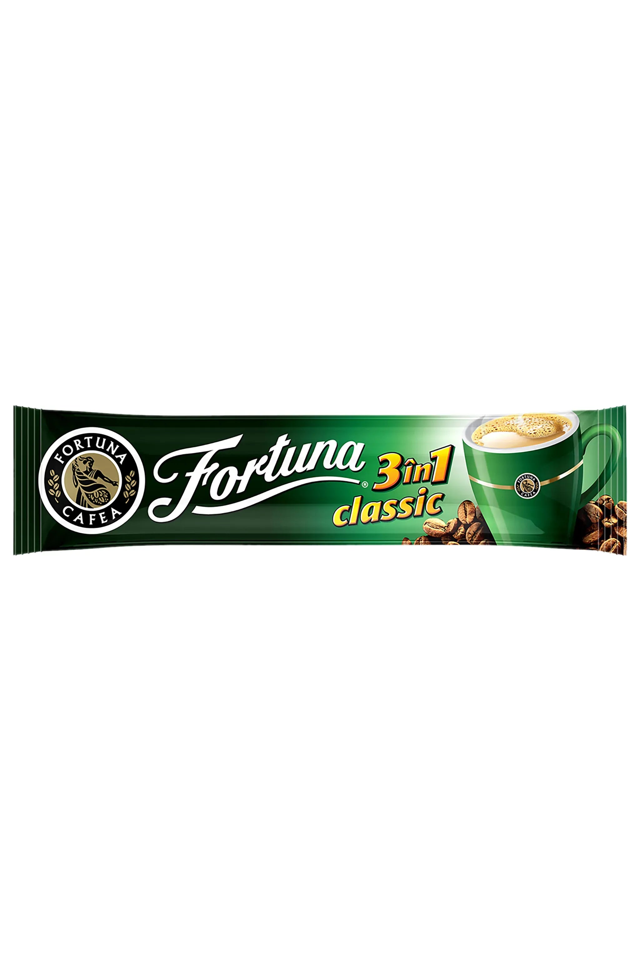 Fortuna Instant Coffee - 15.2g - Cafea Solubila - 3 in 1 - CLASSIC