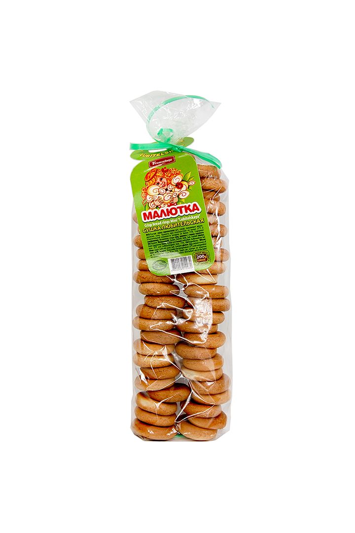Franzeluta - Mini Crisp Bread Rings "LUBITELSKAYA" on a String - 200g