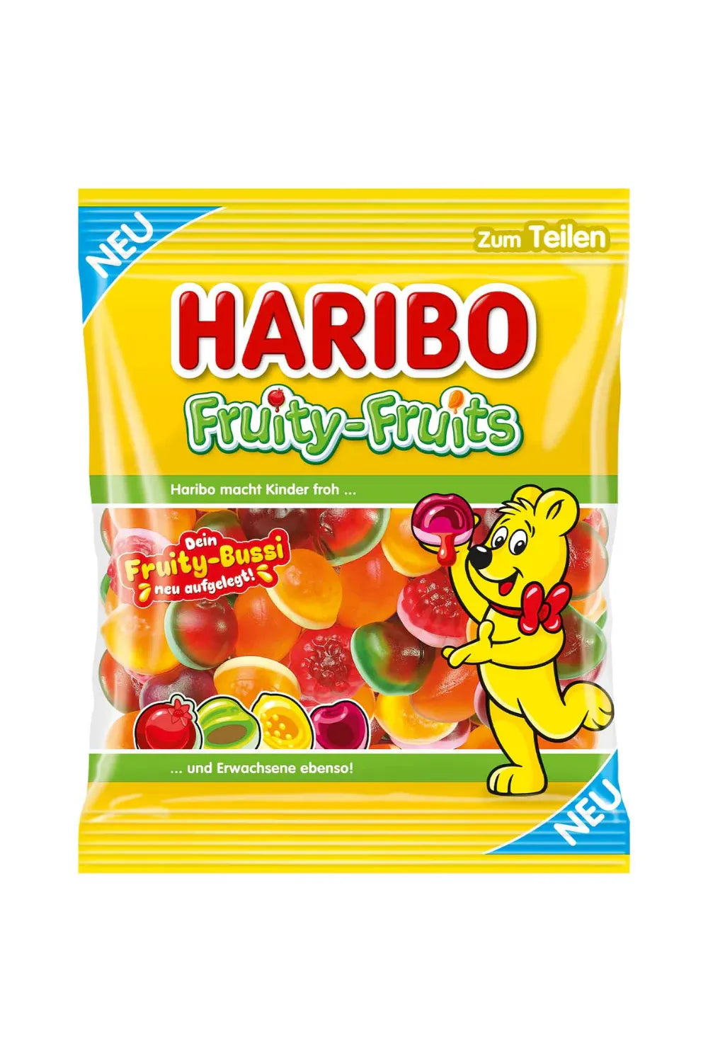 HARIBO - FRUITY FRUITS - FRUITY KISS Gummies - 160G