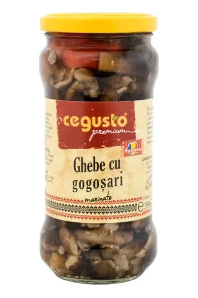 Marinated Mushrooms with Bell Peppers - Cegusto - 350g