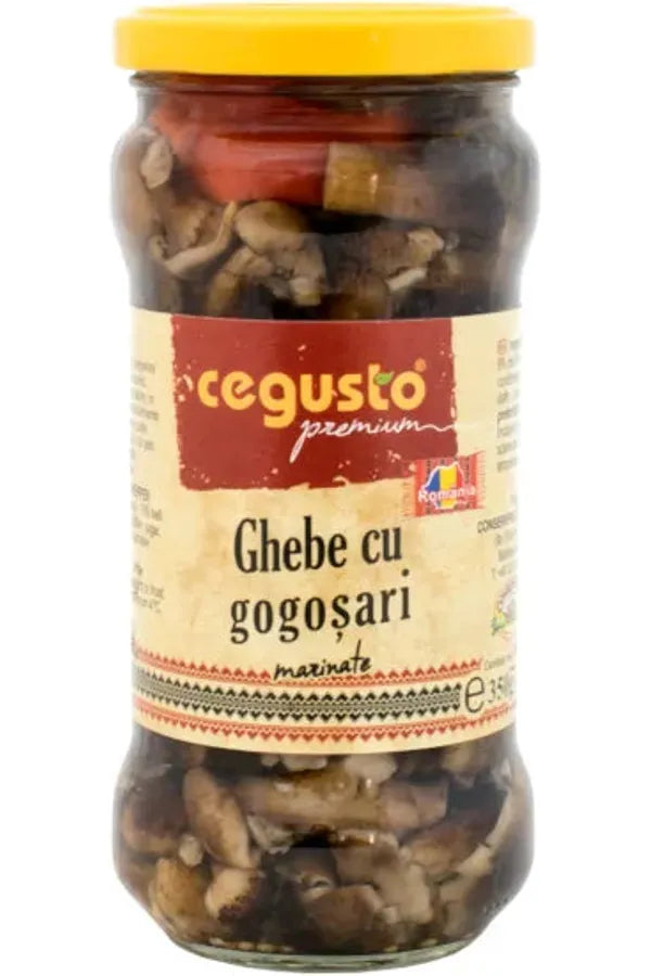 Marinated Mushrooms with Bell Peppers - Cegusto - 350g