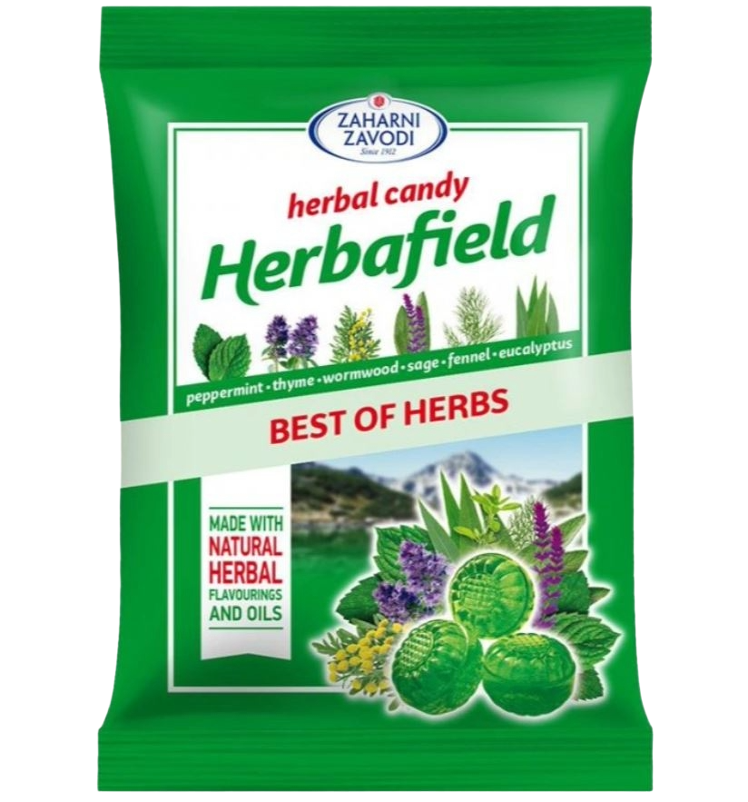 Herbafield - LUKCHETA - Hard Candy Mints - BEST OF HERBS - 75g