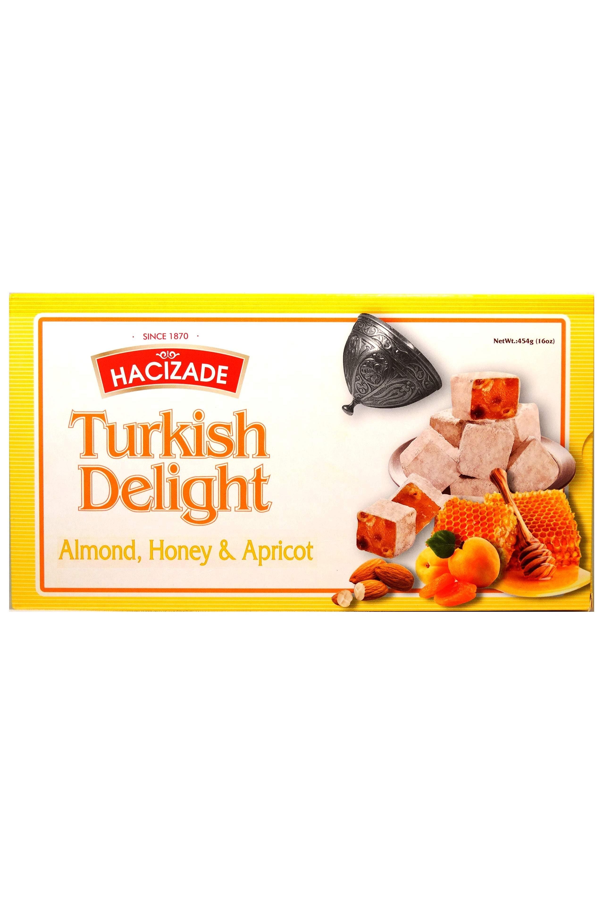 Hacizade - TURKISH DELIGHT - HONEY-ALMOND & APRICOT - 454g