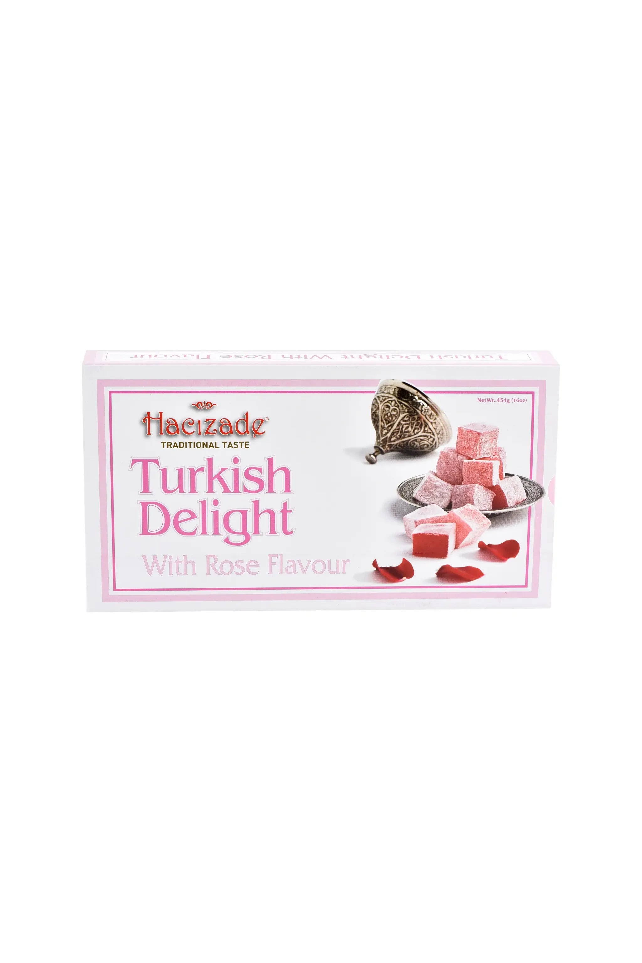 Hacizade - TURKISH DELIGHT - ROSE FLAVOR - 454g