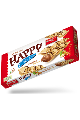 Happy Choice Wafer Bar - Sweet+ Hazelnut Creme - 7pcs