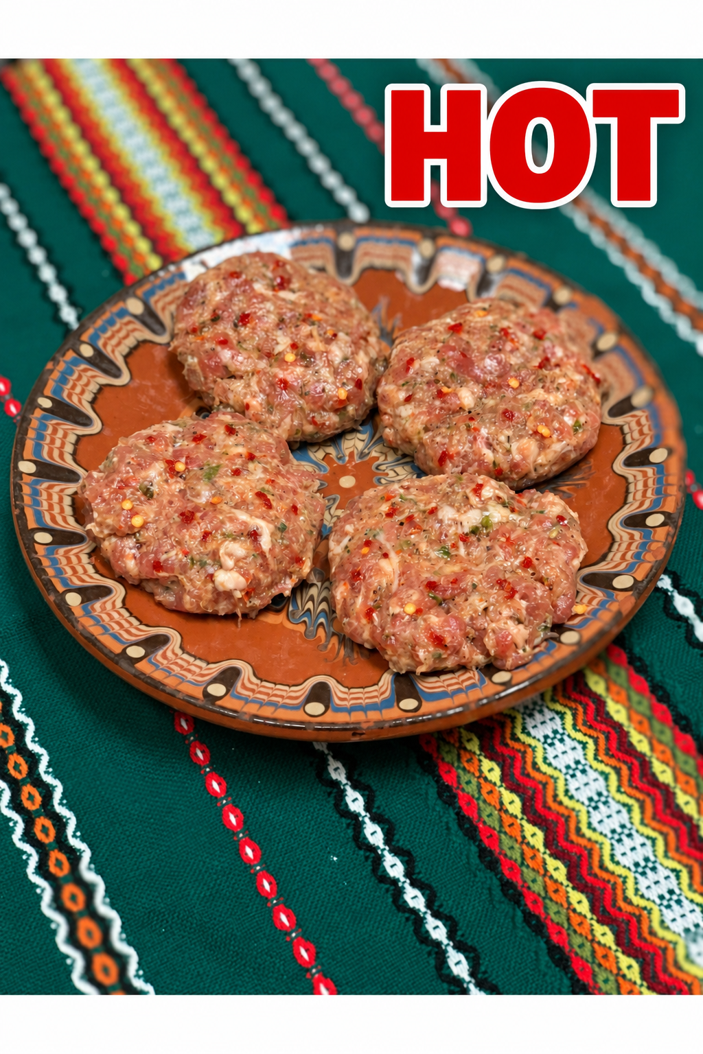 KUFTE - HOT - Bulgarian Meatball Patties