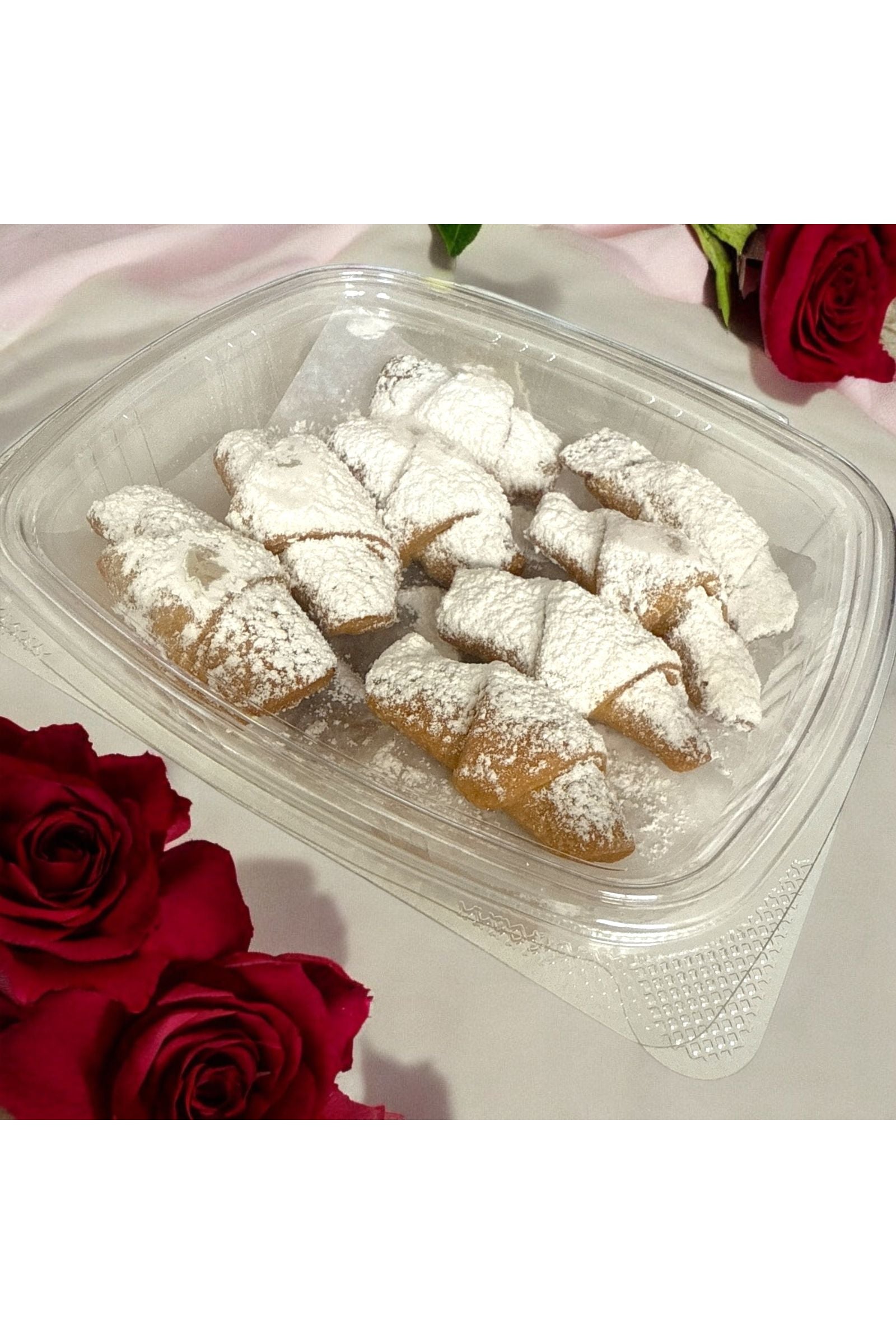 New! Bulgarian LOKUMKI - Rolled Cookies with Rose Turkish Delight