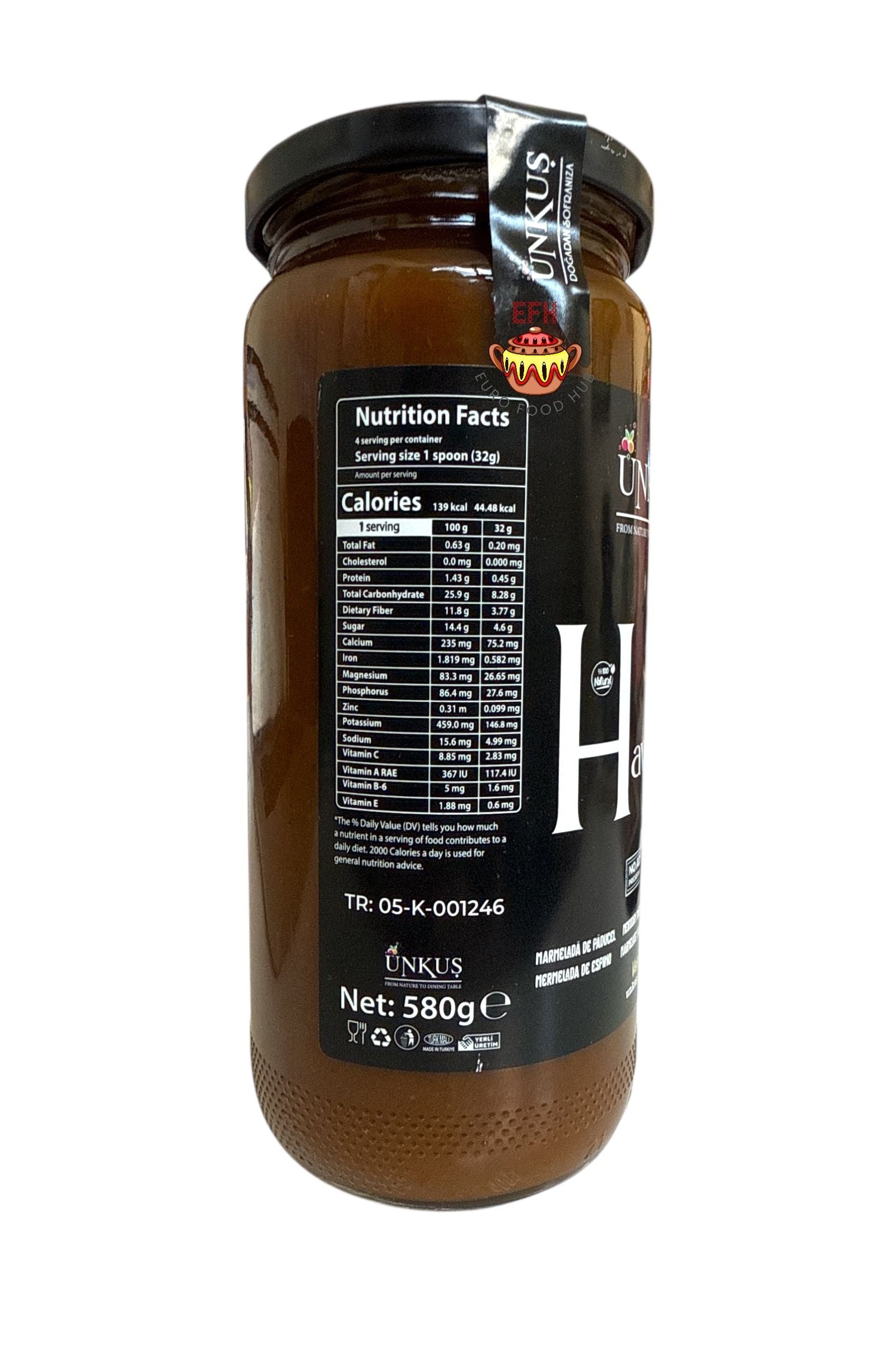 Unkus - HAWTHORN MARMALADE - 580g
