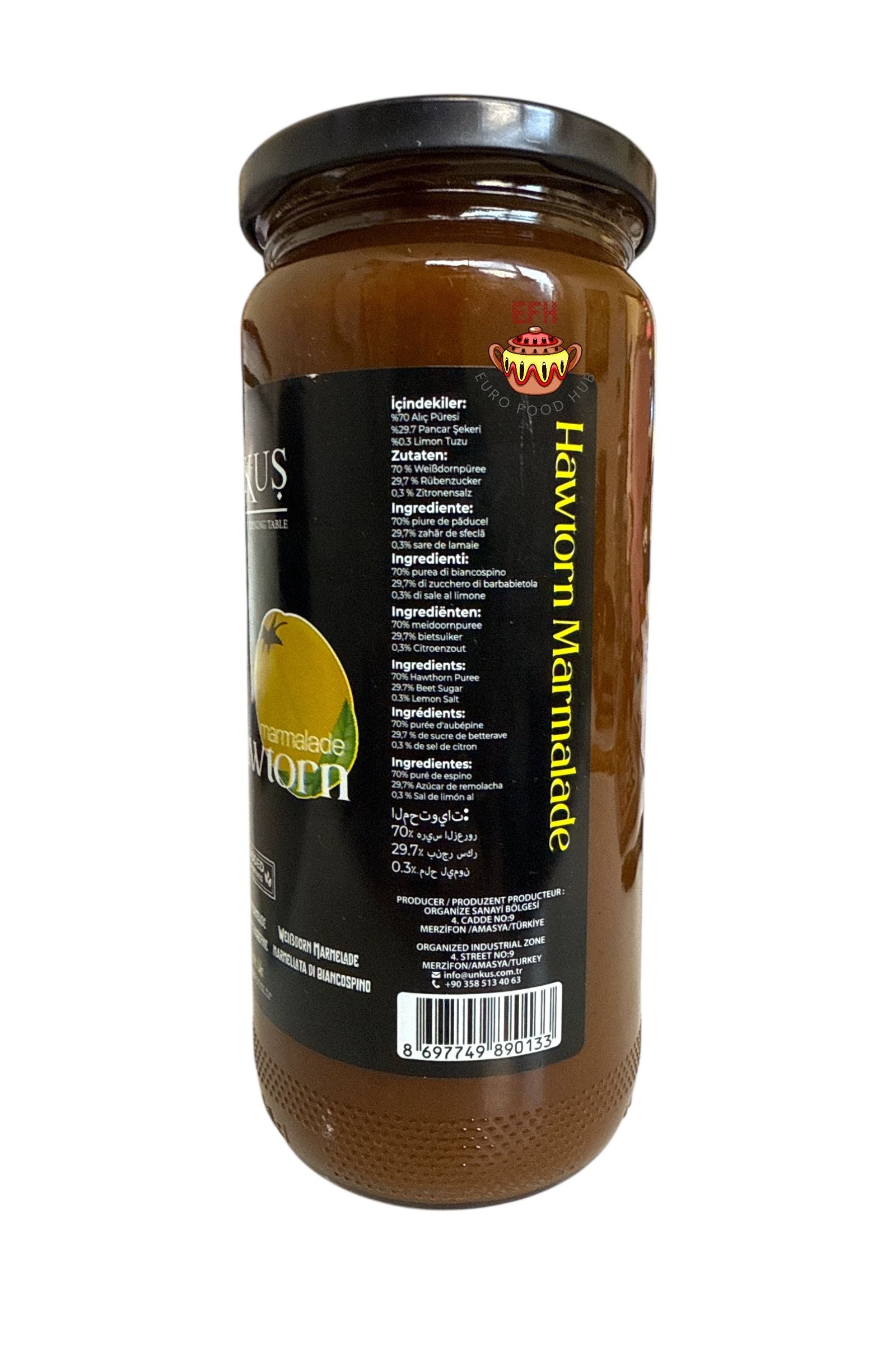 Unkus - HAWTHORN MARMALADE - 580g