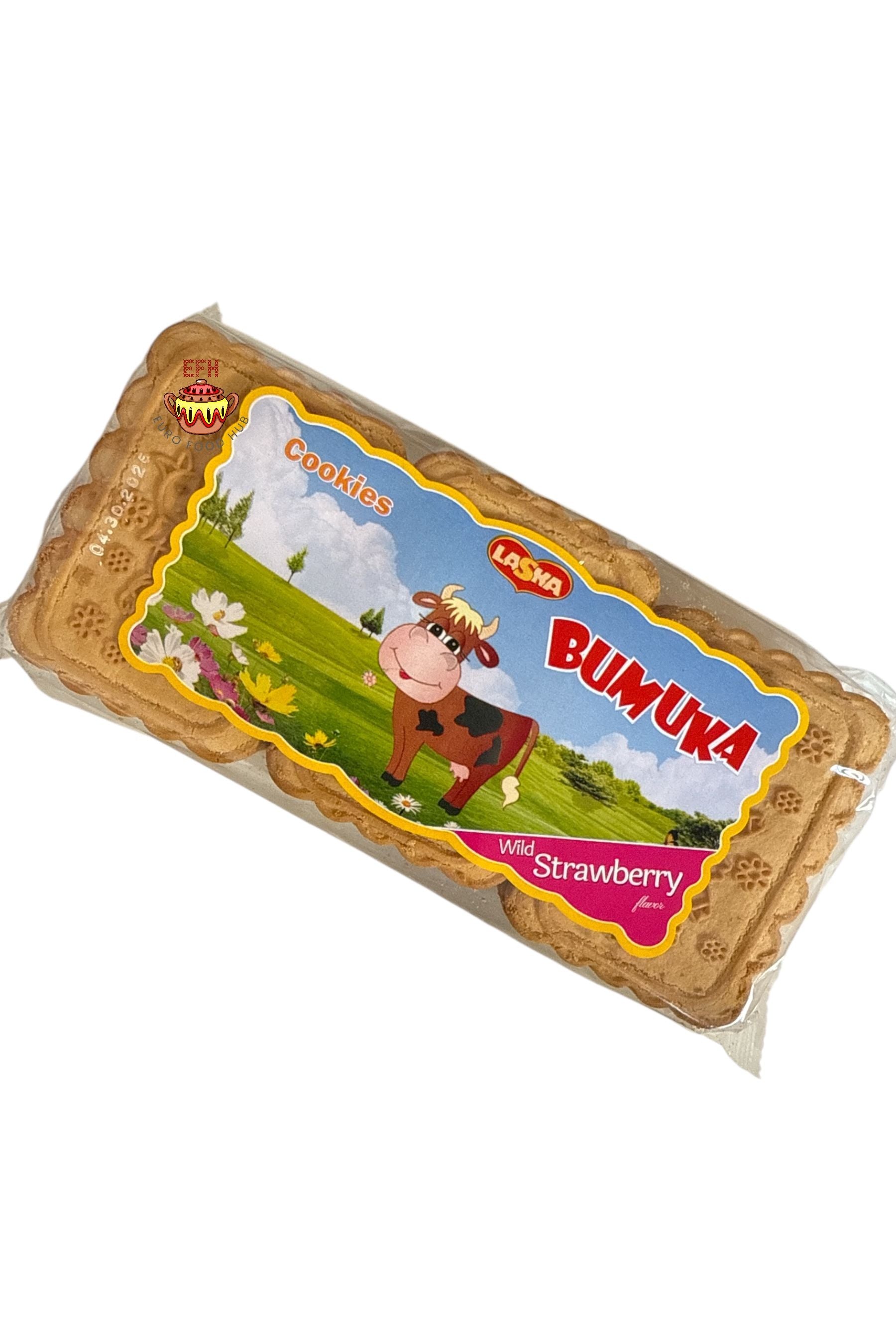 Laska - BUMUKA Cookies - Wild Strawberry Flavor - 375g