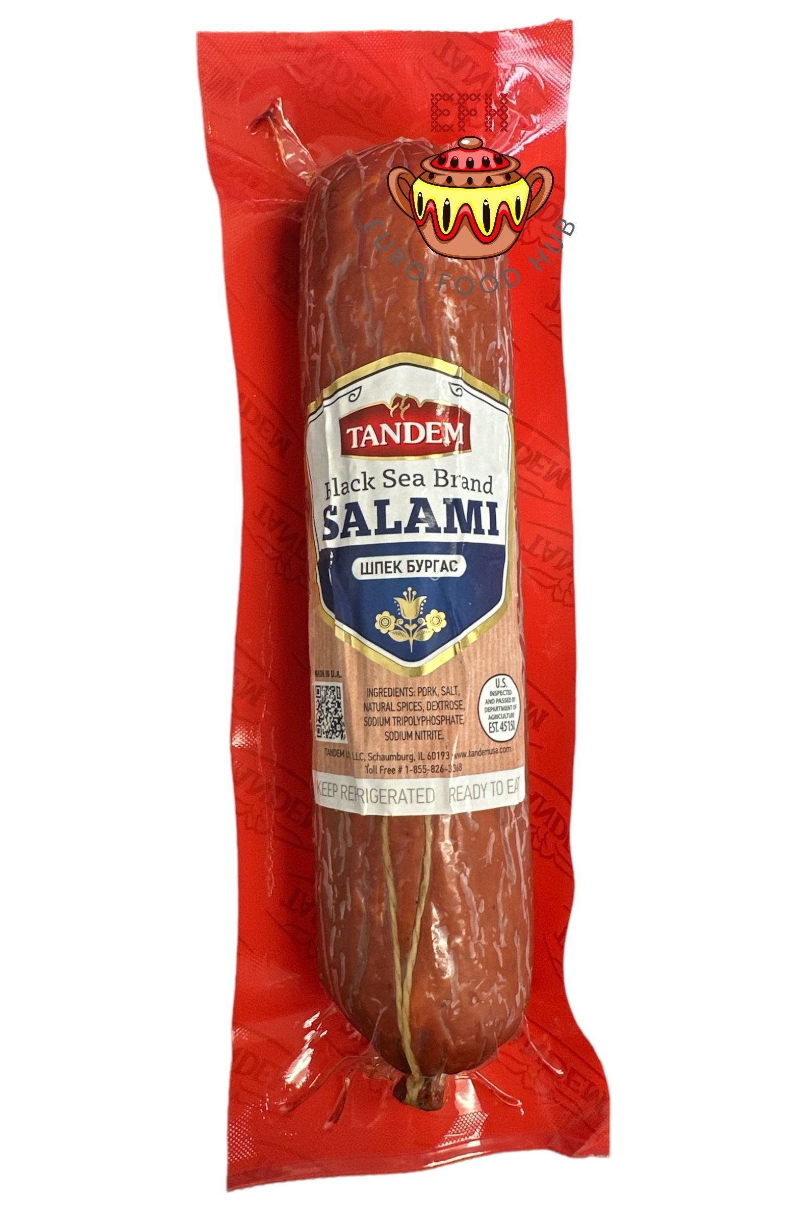 Tandem Black Sea Brand Salami - BURGAS - 1 lb