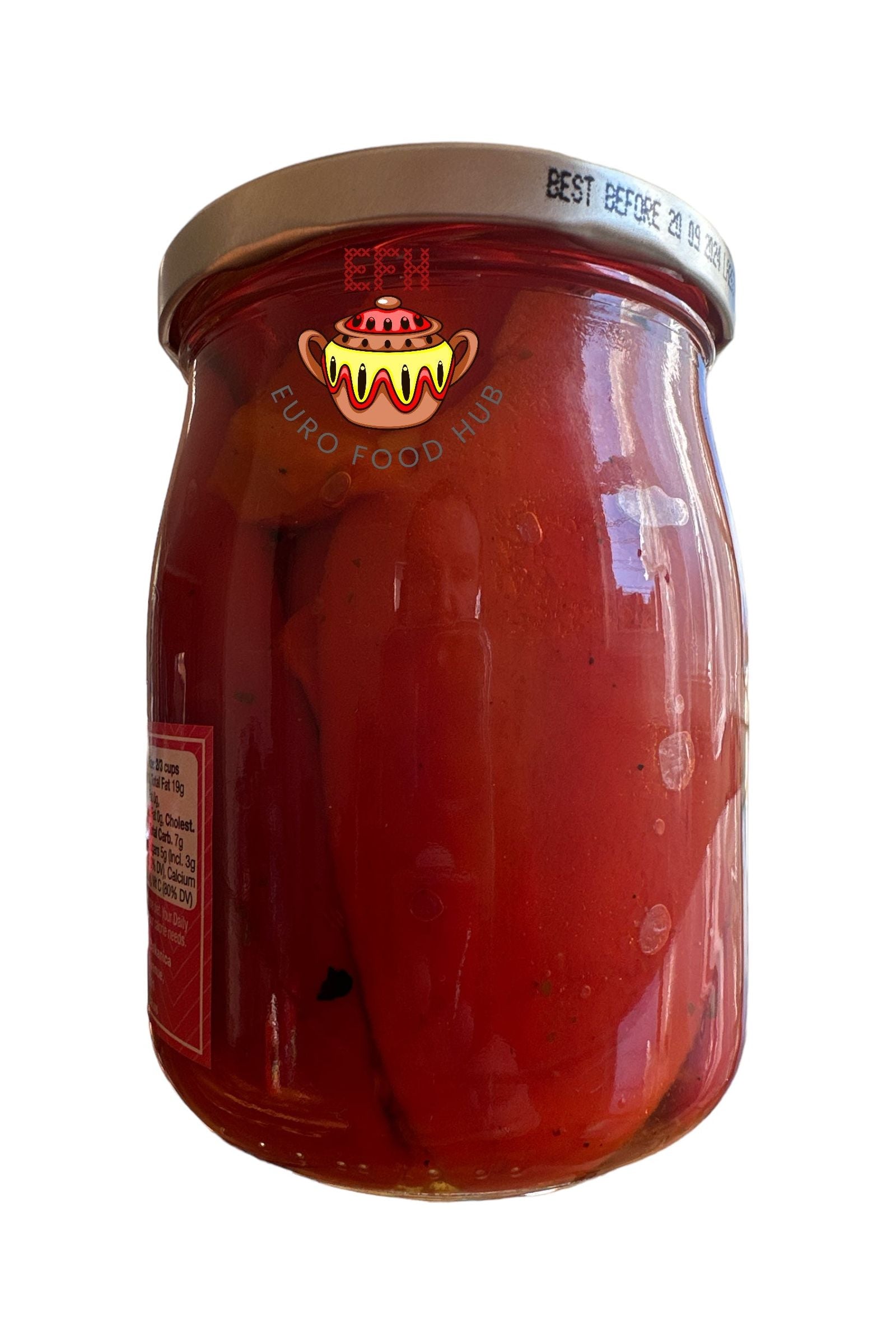 Roasted & Peeled Red Peppers - Balkan Gardens - 550g