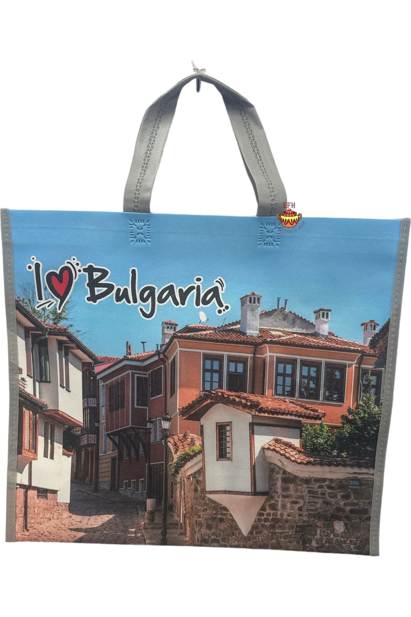 I Love Bulgaria Reusable Shopping Bag - Plovdiv & Sozopol
