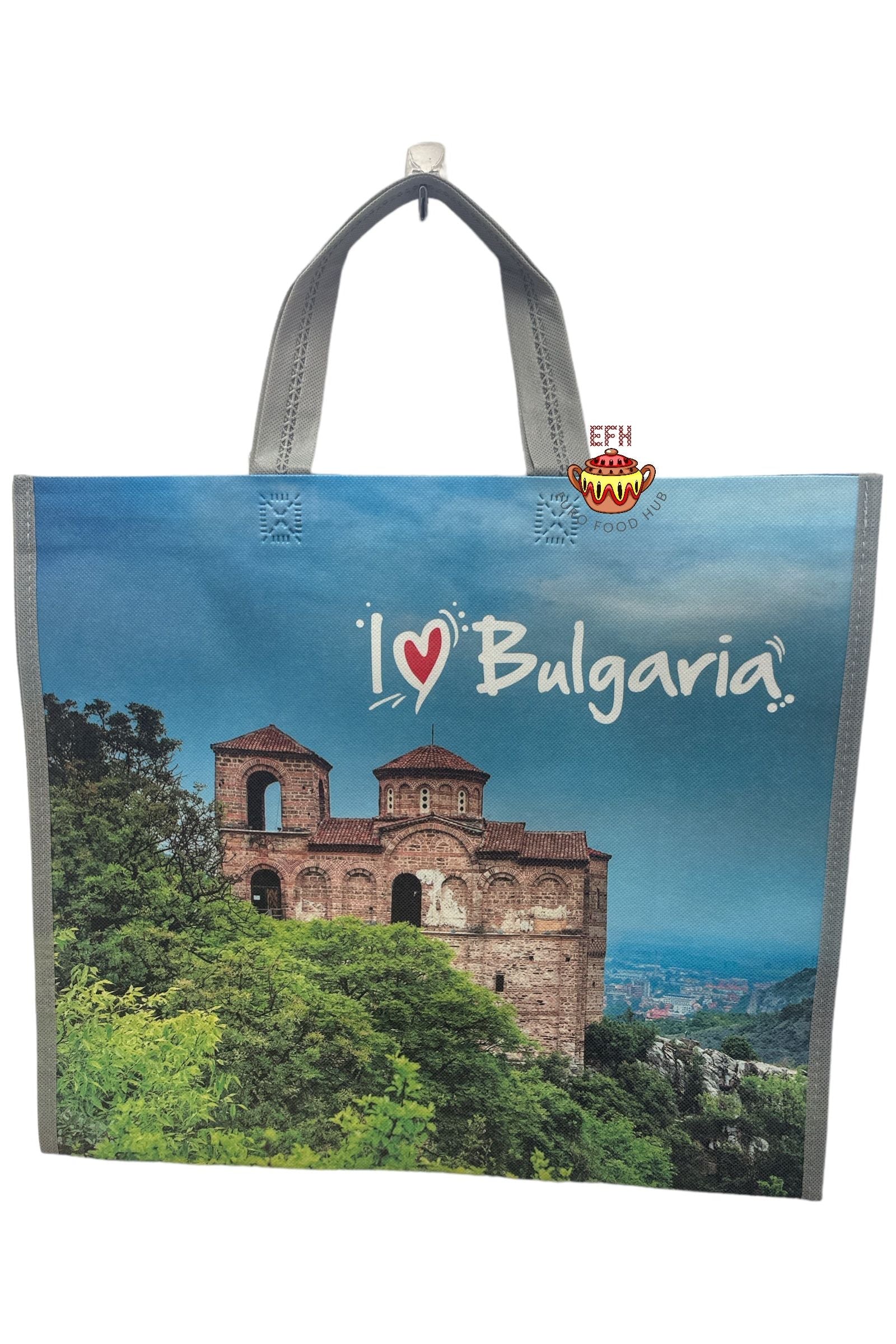 I Love Bulgaria Reusable Shopping Bag - Tsarevets & Assen's Fortresses